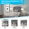Flash Furniture Roxbury Twin Platform Bed, Light Gray SL-BK5-T-LG-GG - alternate 4